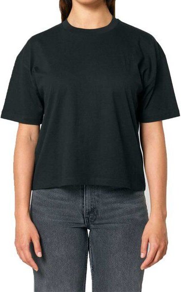 YTWOO Damen Boxy T-Shirt aus Bio-Baumwolle