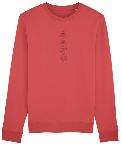 Human Family Bio Unisex Rundhals-Sweatshirt - "Araise - Geometric Line"