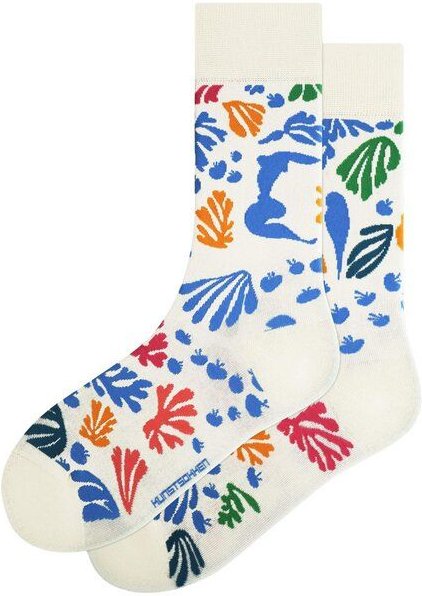 KUNSTSOKKEN Kunst Socken - Nahtlose Bunte Socken aus Bio-Baumwolle Mix - weihnachtsgeschenke für Künstler - Lustige Sock...