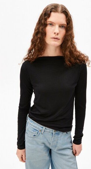 ARMEDANGELS BOAT NECK Damen Longsleeve aus TENCEL Lyocell Mix