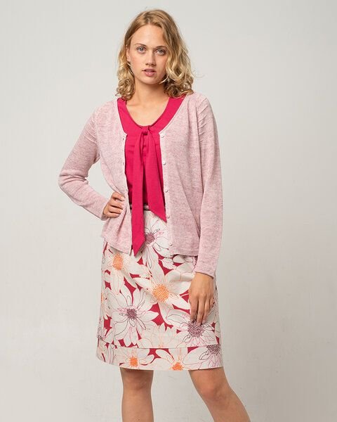 Alma & Lovis Strickjacke aus Bio-Baumwolle und Leinen | Cot-Lin Jacket