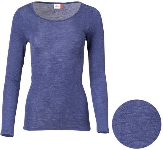 People Wear Organic Damen Wolle-Seide Langarmshirt, 6 Farben