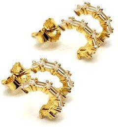 MOANINA Ohrringe Mira - 925 Silber/18k Gold Vermeil