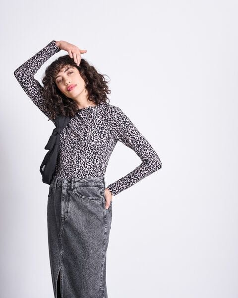 Thumbnail - JAN N JUNE LONGSLEEVE BARID LEO PRINT GOTS