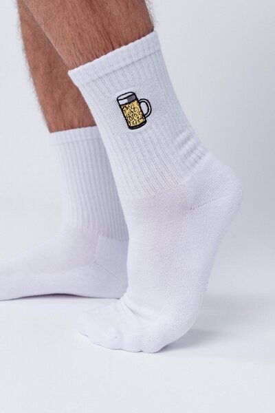 Fashion Drinks Maßkrug | Bestickte Bio Baumwoll Socken
