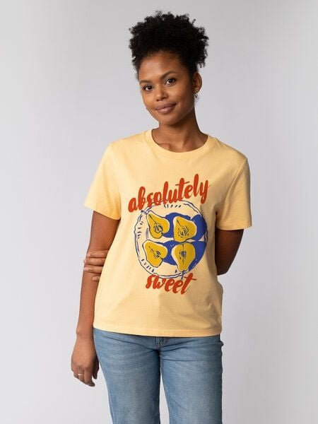 watapparel T-Shirt Frauen Pears absolutely sweet