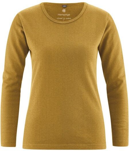 HempAge Langarmshirt Basic Hanf/Biobaumwolle
