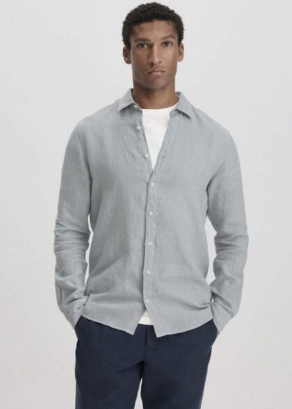 hessnatur Hemd Regular aus reinem Leinen