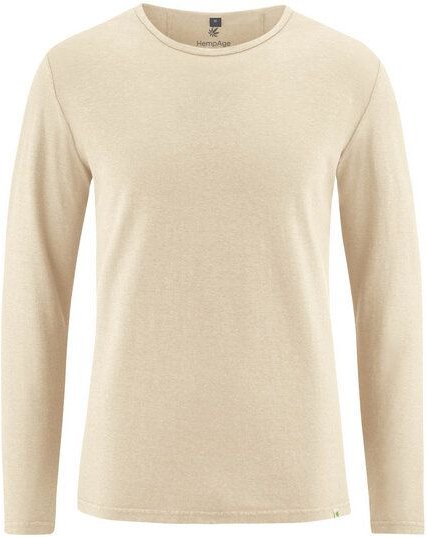 HempAge Klassisches Langarmshirt Hanf/Biobaumwolle