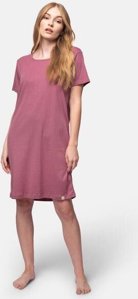 greenjama Damen Sleepshirt aus Derby-Rib, GOTS-zertifiziert