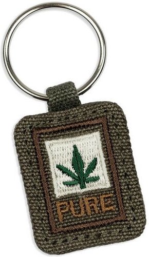 HF-0063 Hanf Schlüsselanhänger klein Hanf-Baumwolle-Mix von Pure Concept