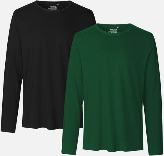 Neutral® Neutral Doppelpack Long Sleeve Shirt Herren - Bio-Baumwolle