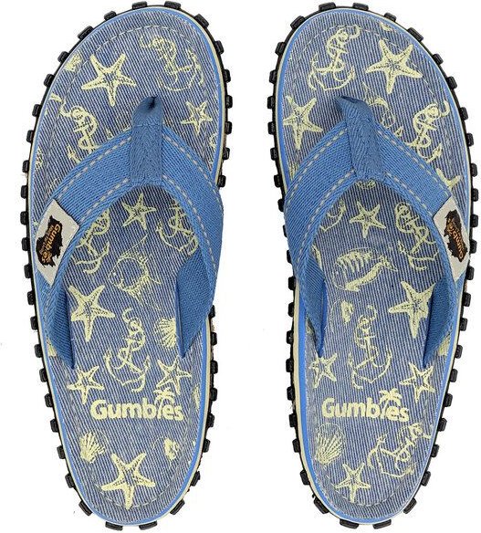 GUMBIES Seashells – Nachhaltige Zehen-Sandalen für Frauen und Männer