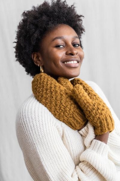 Jyoti - Fair Works Baby-Alpaka Fäustling Handschuhe Casma