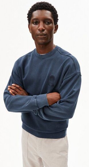 Thumbnail - ARMEDANGELS ICONIC Å GMT DYE Herren Pullover aus Bio-Baumwolle