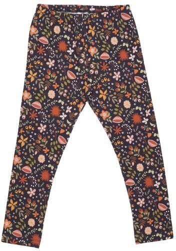 Bio-Baumwoll Fancy Flowers Leggings - Nachhaltig & Ethisch von Walkiddy-Grau – GOTS zertifiziert