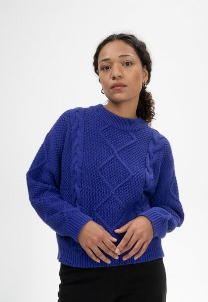 Zopfmuster Strickpullover SAMAIRA | von MELA | Fairtrade & GOTS zertifiziert