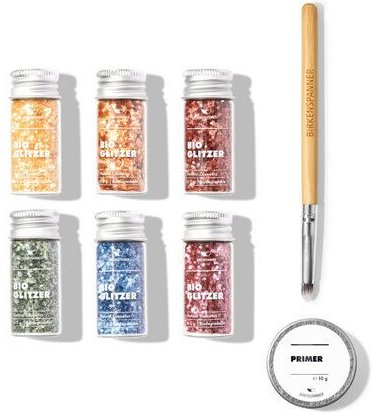 BIRKENSPANNER Biologisch abbaubarer Glitzer | 6er Rainbow Set