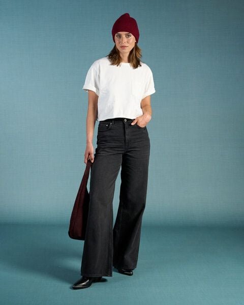 Kuyichi HARPER Loose Flare Jeans (smoky noir)