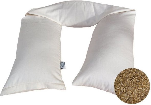 Speltex Stillkissen mit Wollkügelchen, Hirse oder Dinkel