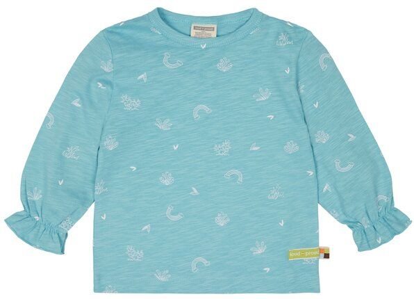 loud + proud Babys & Kinder Shirt Slub Jersey mit Druck, GOTS-zertifiziert