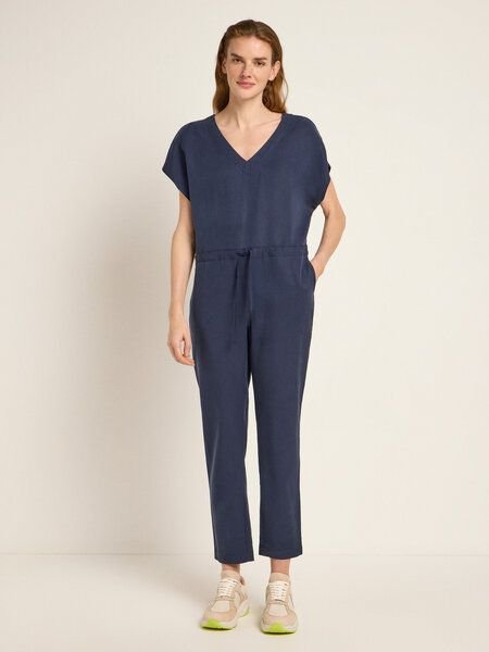LANIUS Jumpsuit STRIPE aus TENCEL und Bio-Leinen