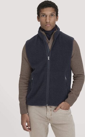 hessnatur Wollfleece Weste Regular aus reiner Bio-Merinowolle