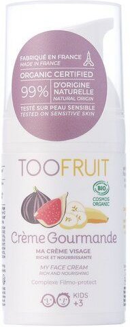 TOOFRUIT Reichhaltige Gesichtscreme Banane - Feige speziell für Kinder, Inhalt: 30ml