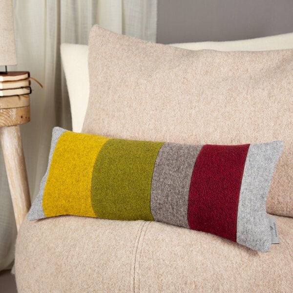 nahtur-design Rückenkissen mit Wollefüllung | Rückenstützkissen