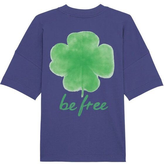 be free shoes LUCK - Kleeblatt Organic Oversize Shirt