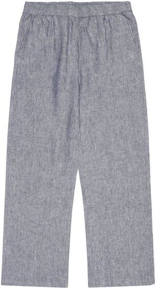 KnowledgeCotton Apparel POSEY weite, mittelhohe Leinenhose - GOTS/Vegan