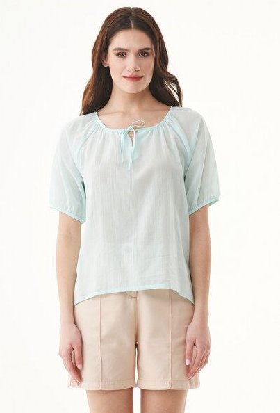 ORGANICATION Bluse aus Bio-Baumwoll-Voile