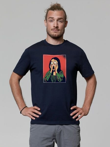 watapparel T-Shirt Unisex Mona Lisa Scream