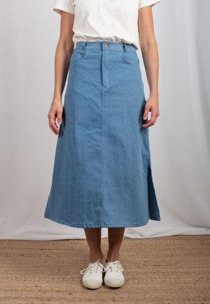 TORLAND Nachhaltiger Rock im Denimstyle aus Biobaumwolle DANIJA