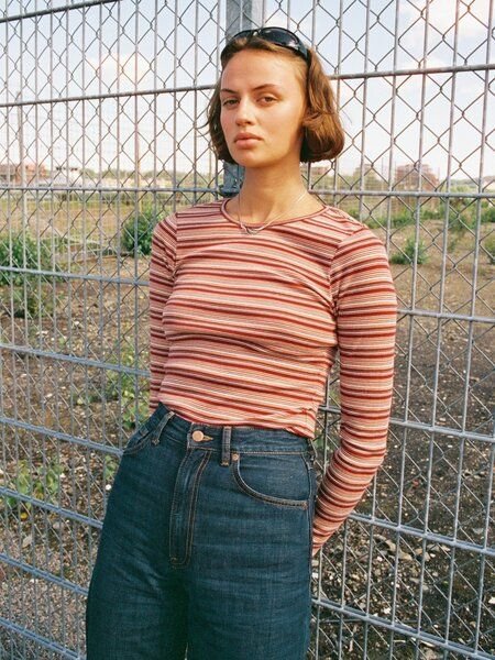 Nudie Jeans Longsleeve Jessy LS Stripe Rib