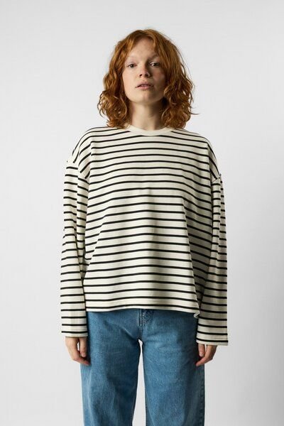 ettics STUDIO Classic Organic Crew Sweatshirt striped