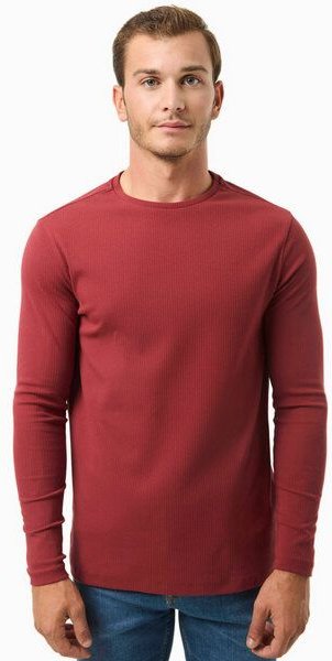 ORGANICATION Geripptes Langarmshirt aus Bio-Baumwolle