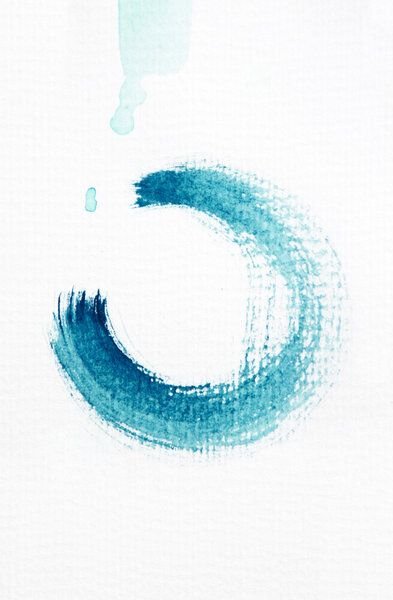 Photocircle Poster / Leinwandbild - Aquarelle Meets Pencil - Circle