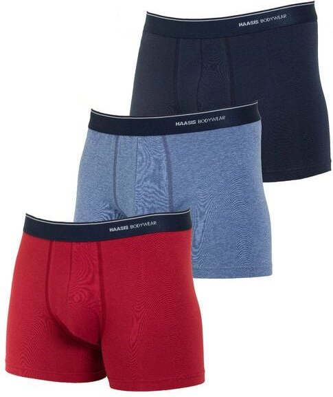 Haasis Bodywear Herren Pants 3er Pack ohne Eingriff, Single Jersey,