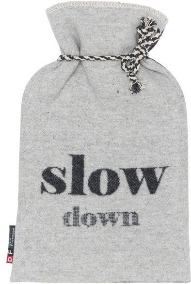 David Fussenegger SILVRETTA Wärmflasche mit Bezug “slow down” 2 Liter
