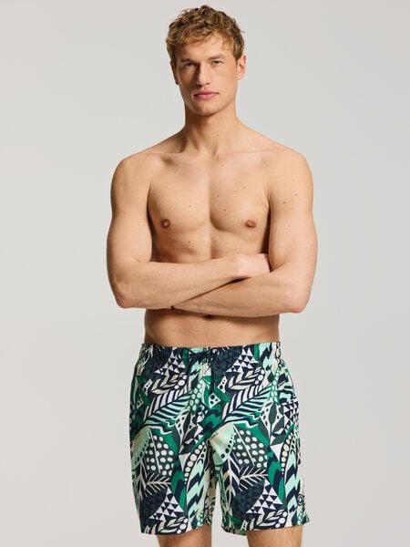 Shiwi Herren Badeshort | recycelt | Geo Leaves