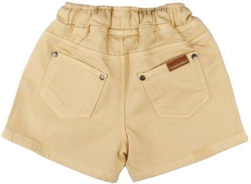 Kleinkinder Shorts GOTS zertifiziert – Beige, elastischer Bund, leicht & bequem | von Walkiddy