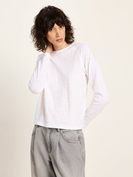 LANIUS Langarm-Raglanshirt (GOTS) aus Bio-Baumwolle