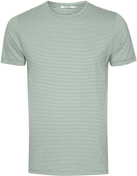GREENBOMB Basic T-Shirt Spice Bamboo Stripes