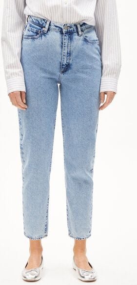 Thumbnail - ARMEDANGELS MAIRAA Damen Jeans Mom Fit High Waist Ankle recycelte Baumwolle Non-Stretch