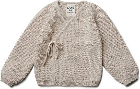 Puri Organic Baby Kimono Jacke Perlfangstrick Merinowolle