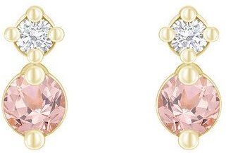 Eppi Minimalistische Ohrringe mit Morganiten und Diamanten Durante