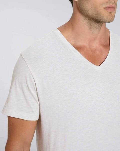 Thumbnail - YTWOO Männer Bio T-Shirt mit V-Ausschnitt, versch. Farben meliert