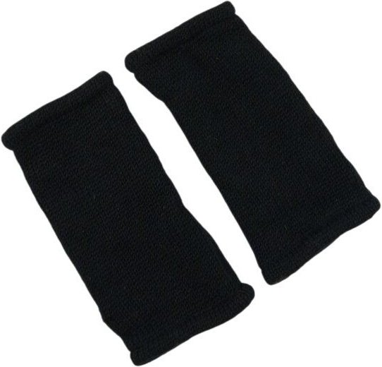 short'n'pietz Schurwollhandstulpen , handgestrickt