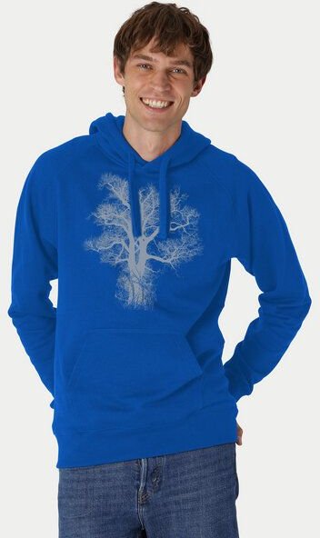 Peaces.bio - handbedruckte Biomode Bio-Herren-Kapuzensweater Chestnut